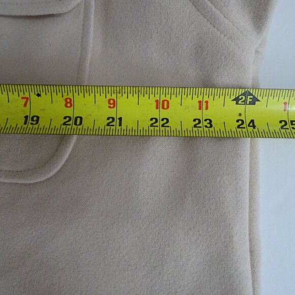 Forever 21 Beige Collared Button Up Jacket With Pockets Women Size M Lined - Picture 8 of 10